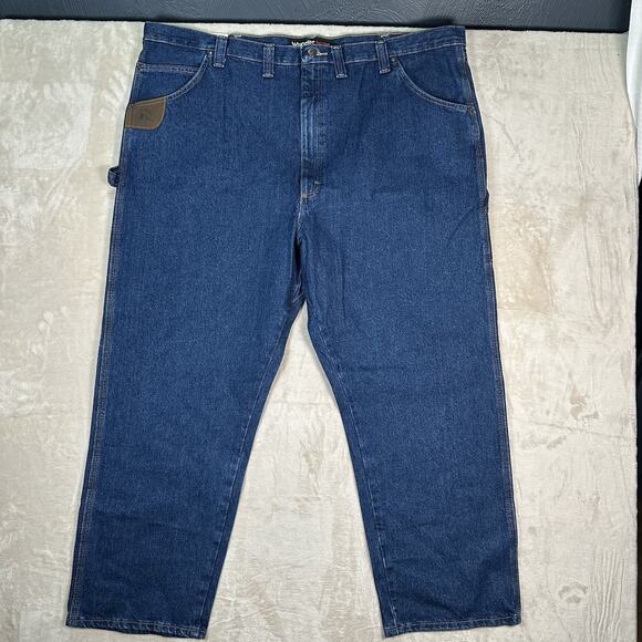NWT Wrangler Riggs Relaxed Fit Carpenter Denim Durashield Jeans Men’s Size 48x30 - Picture 1 of 11